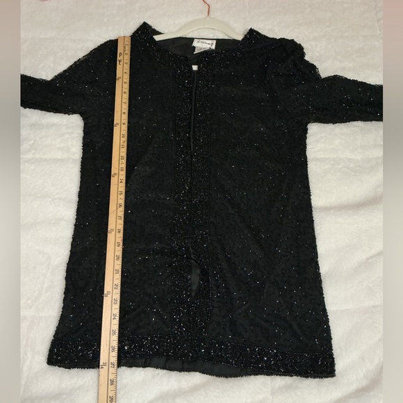 Vintage Sténay Silk Beaded Jacket - Picture 7 of 7